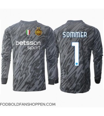 Inter Milan Yann Sommer #1 Målmand Tredjetrøje 2024-25 Langærmet